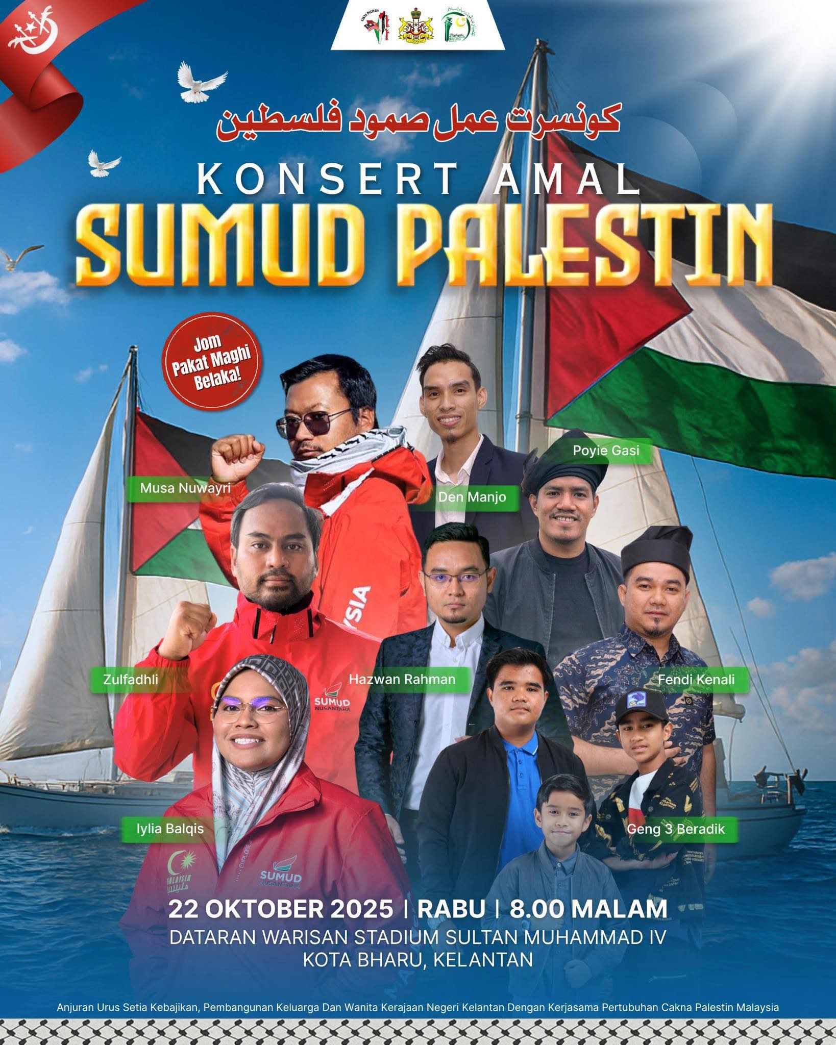 Program Konsert Amal Sumud Palestin